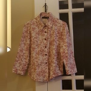 Toile-Print Tailored Shirt